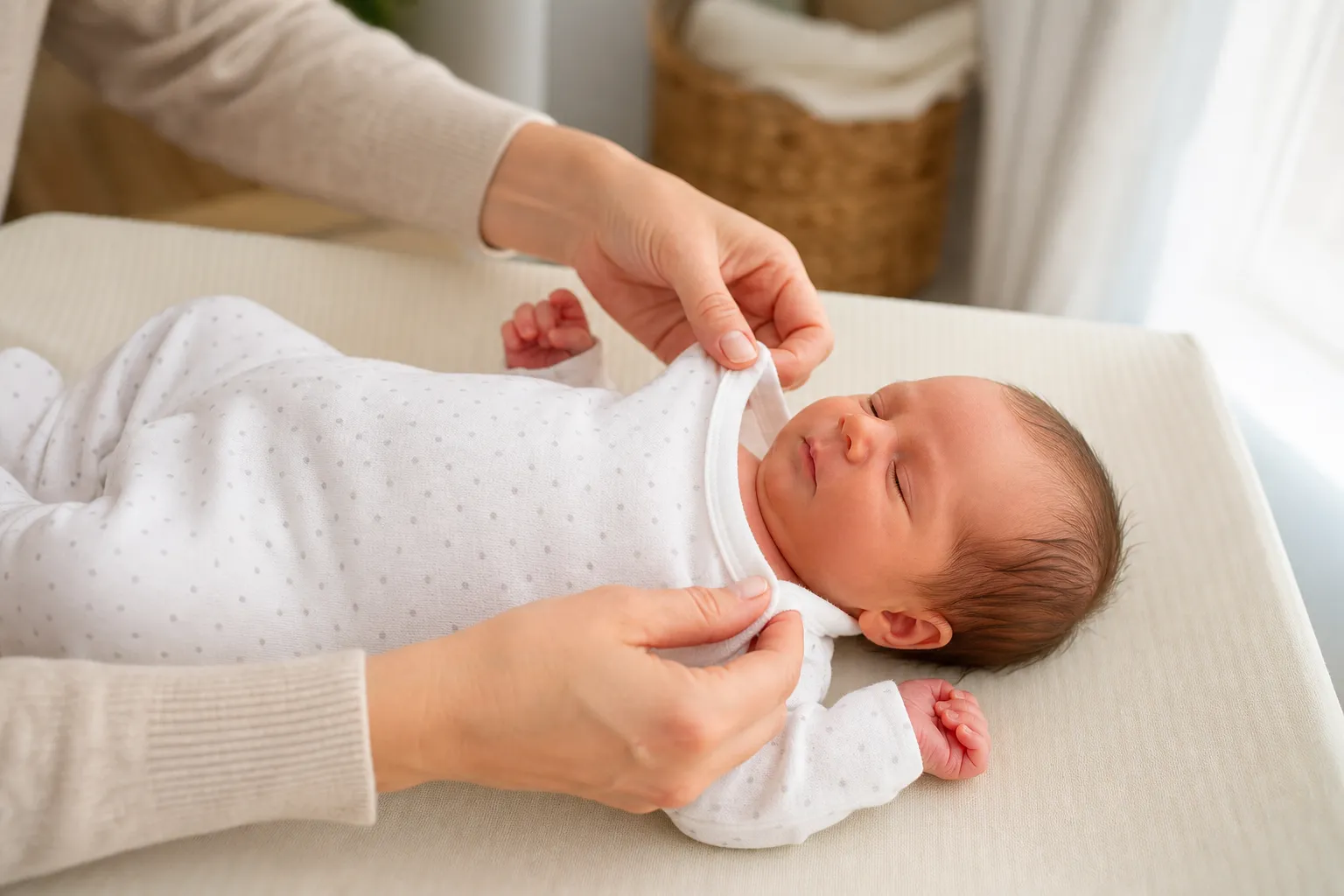 چگونه دست نوزاد را وارد آستین کنیم؟